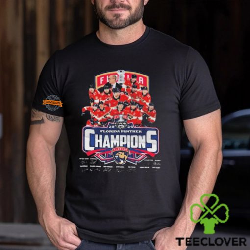 Florida Panther Champions Stanley Cup 2024 Player’s Signatures shirt