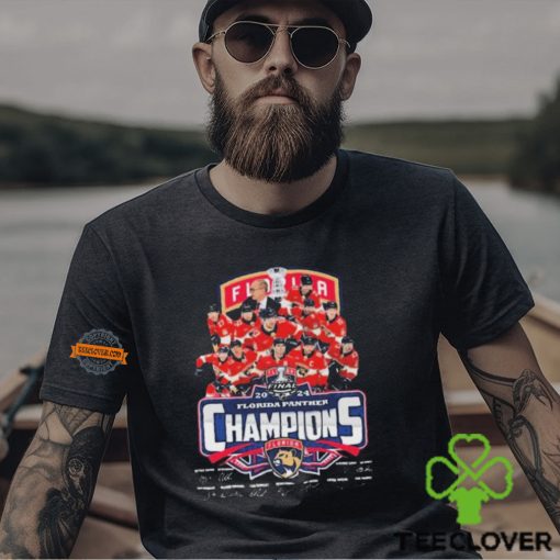 Florida Panther Champions Stanley Cup 2024 Player’s Signatures shirt