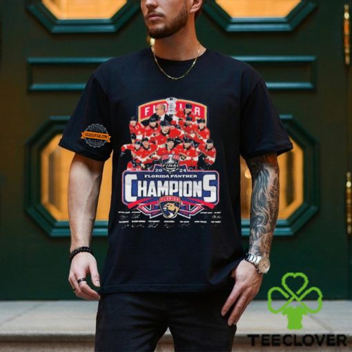 Florida Panther Champions Stanley Cup 2024 Player’s Signatures shirt