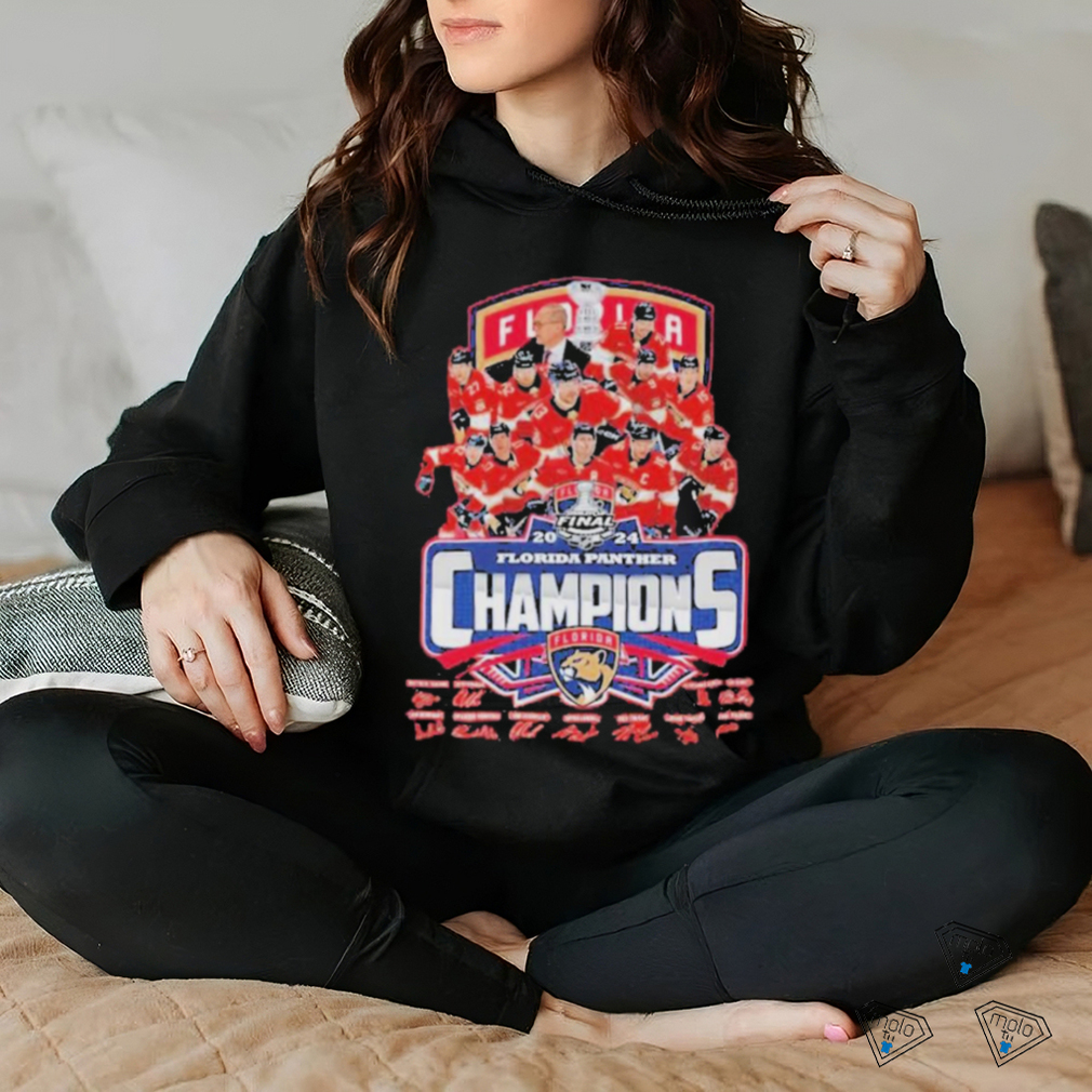 Florida Panthers 2023 2024 Stanley Cup Final Champions Players Signatures Shirt Florida Panthers 2023 2024 Stanley Cup Final Champions Players Signatures Shirt