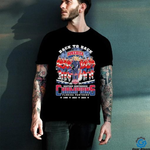 Florida Panthers 2024 Eastern Conference Champions 3 Times Back To Back T Shirt