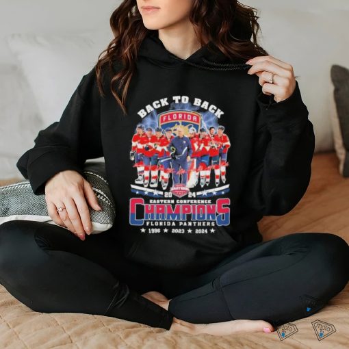 Florida Panthers 2024 Eastern Conference Champions 3 Times Back To Back T Shirt