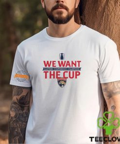 Florida Panthers 2024 Eastern Conference Champions We Want The Cup T Shirt