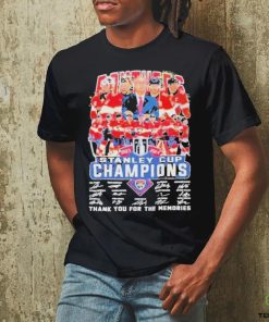 Florida Panthers 2024 Stanley Cup Champions Signature Shirt