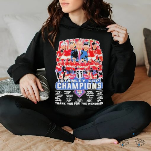 Florida Panthers 2024 Stanley Cup Champions Signature Shirt