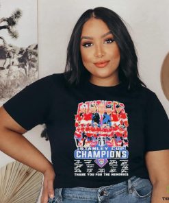 Florida Panthers 2024 Stanley Cup Champions Signature Shirt