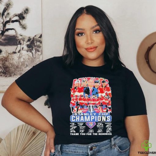 Florida Panthers 2024 Stanley Cup Champions Signature Shirt