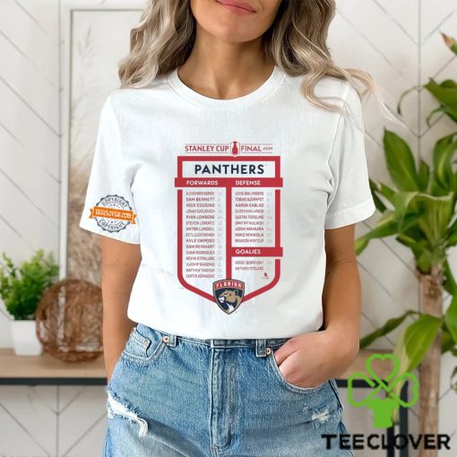 Florida Panthers 2024 Stanley Cup Final Roster Shirt