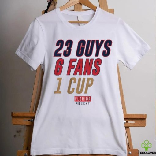 Florida Panthers 23 Guys 6 Fans 1 Cup History Shirt