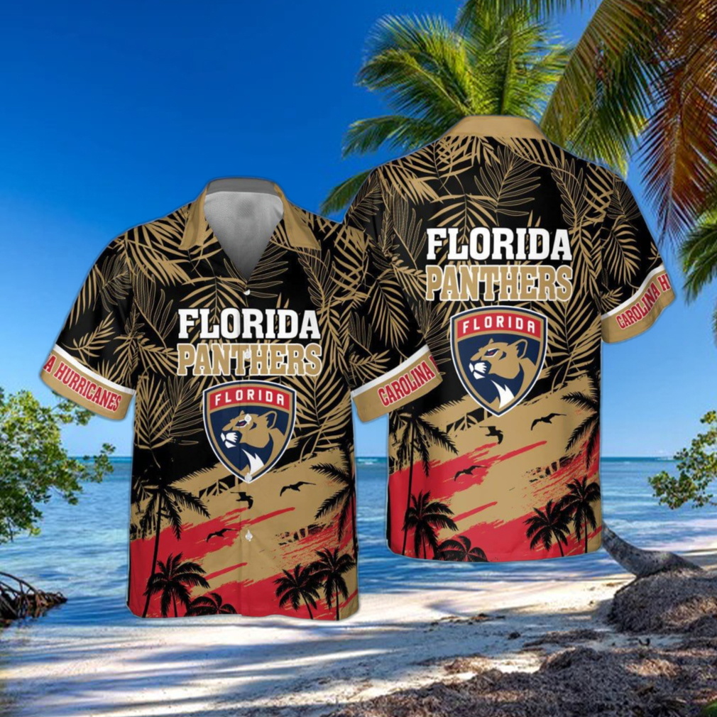 Florida Panthers AOP Palm Hawaiian Shirt For Men And Women Gift Beach -  Limotees