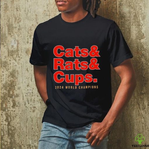 Florida Panthers Cats Rats and Cups 2024 World Champions Shirt
