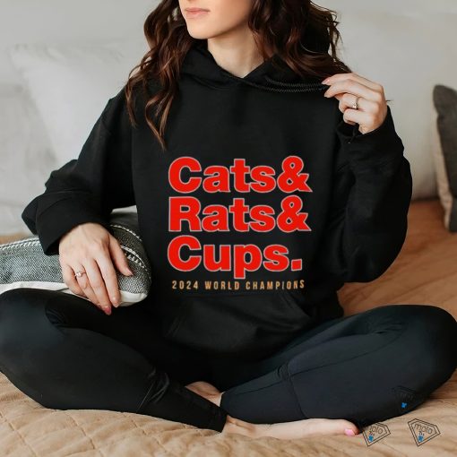 Florida Panthers Cats Rats and Cups 2024 World Champions Shirt