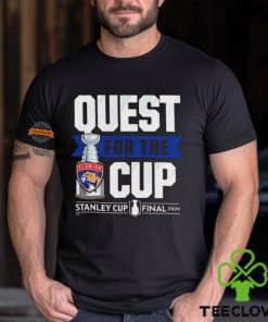 Florida Panthers Fanatics 2024 Stanley Cup Final Quest for the cup shirt