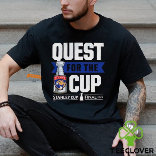 Florida Panthers Fanatics 2024 Stanley Cup Final Quest for the cup hoodie, sweater, longsleeve, shirt v-neck, t-shirt