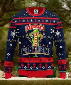 Florida Panthers Funny Grinch Christmas Ugly Sweater