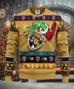 Florida Panthers Grinch Christmas Ugly Sweater