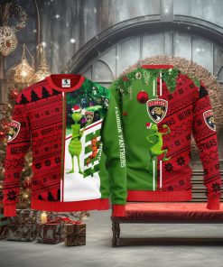 Florida Panthers Grinch & Scooby doo Christmas Ugly Sweater