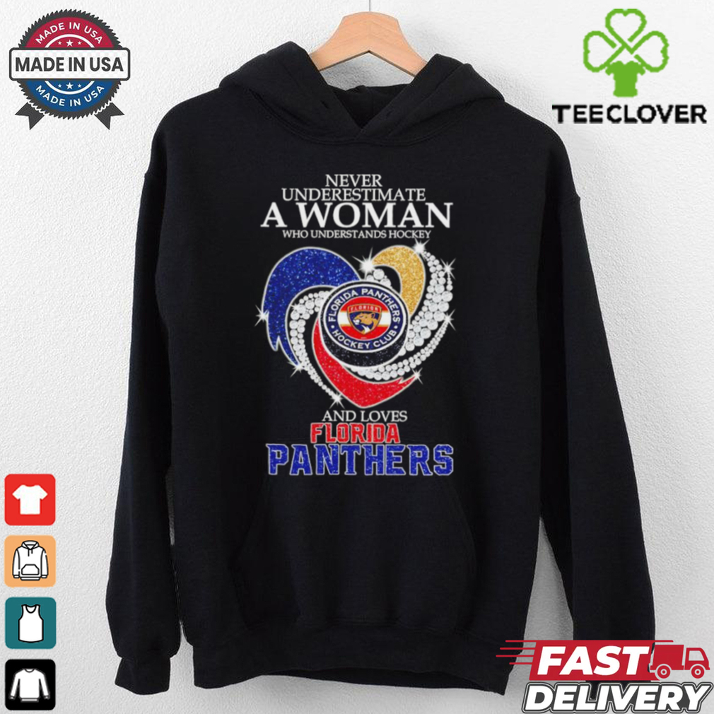 Florida Panthers Never Underestimate A Woman And Love 2024 shirt Florida Panthers Never Underestimate A Woman And Love 2024 shirt