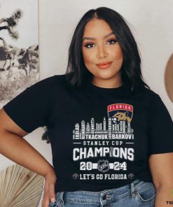 Florida Panthers Players Names Skyline 2024 Stanley Cup Champions Shirt