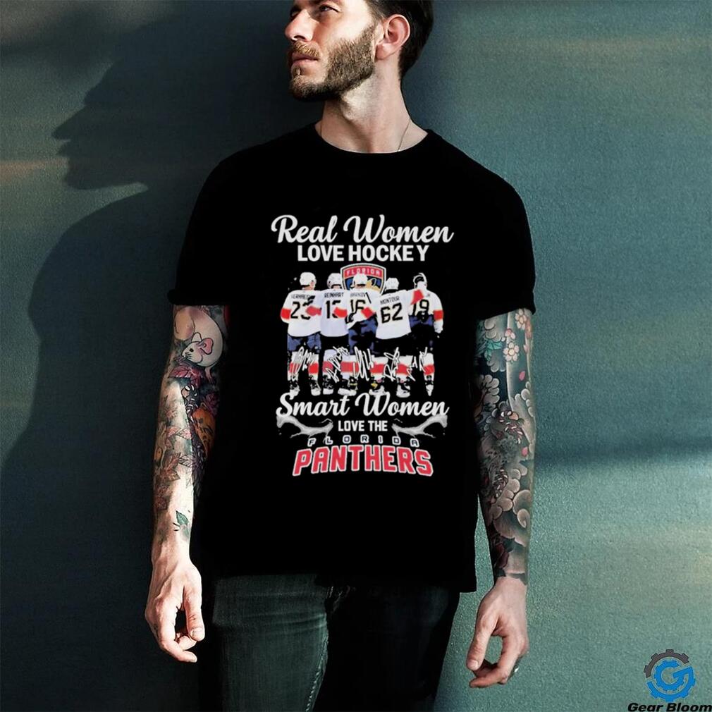 Florida Panthers Real Smart Women Love Panthers Hockey Team T Shirt Florida Panthers Real Smart Women Love Panthers Hockey Team T Shirt