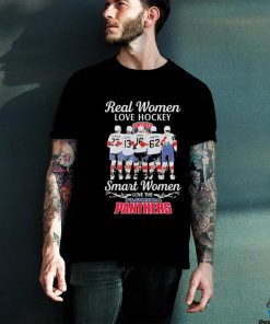 Florida Panthers Real Women Love Hockey Smart Women Love The 2024 Stanley Cup Champions Signatures Shirt