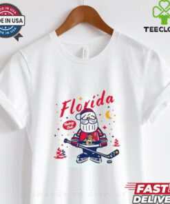 Florida Panthers Santa Claus Christmas 2024 shirt