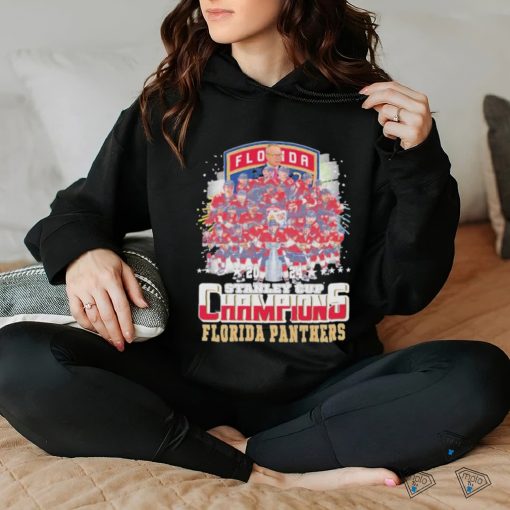 Florida Panthers Teams 2023 24 First Stanley Champions Shirt