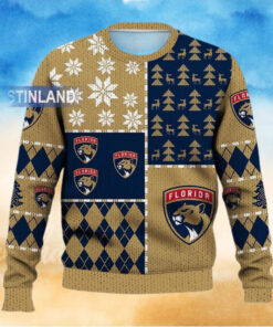 Florida Panthers Ugly Sweater Christmas, Ice Hockey NHL Sweatshirt Pattern