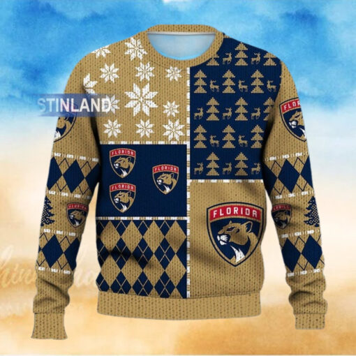 Florida Panthers Ugly Sweater Christmas, Ice Hockey NHL Sweatshirt Pattern
