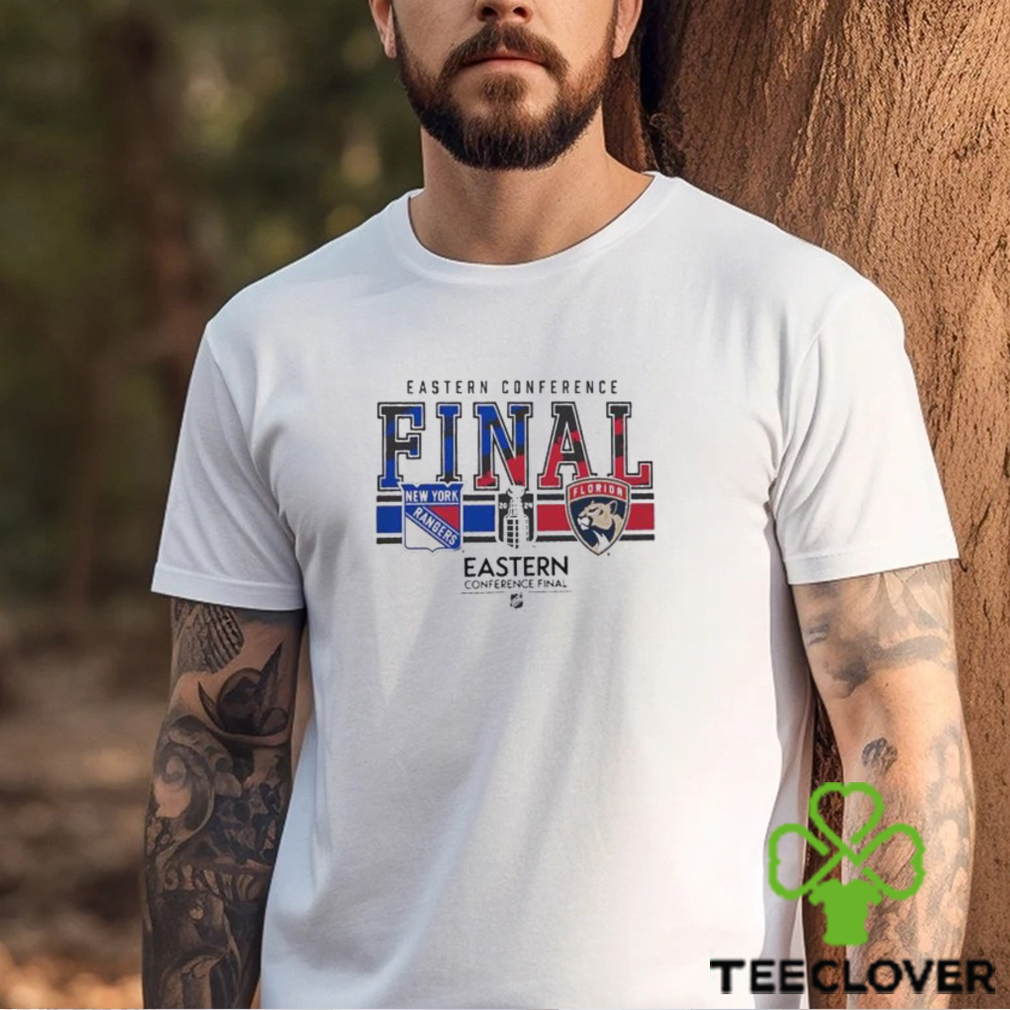 Florida Panthers Vs New York Rangers 2024 Eastern Conference Final Matchup Graphic Unisex T Shirt Florida Panthers Vs New York Rangers 2024 Eastern Conference Final Matchup Graphic Unisex T Shirt