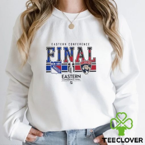 Florida Panthers Vs New York Rangers 2024 Eastern Conference Final Matchup Graphic Unisex T Shirt