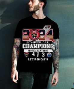 Florida Panthers Win 4 3 Oilers 2024 Stanley Cup Champions Final Score Shirt