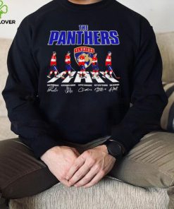 Florida Panthers ice hockey famous player signatures the Panthers shirt