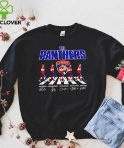 Florida Panthers ice hockey famous player signatures the Panthers shirt