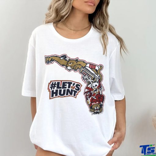 Florida Panthers let’s hunt map hoodie, sweater, longsleeve, shirt v-neck, t-shirt