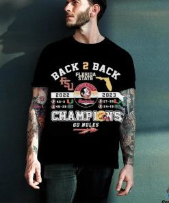 Florida State Back 2 Back 2023 Champions Go Noles T Shirt