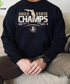 Florida State Seminoles 2022 State Champions Football Score T Shirt