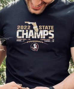 Florida State Seminoles 2022 State Champions Football Score T Shirt