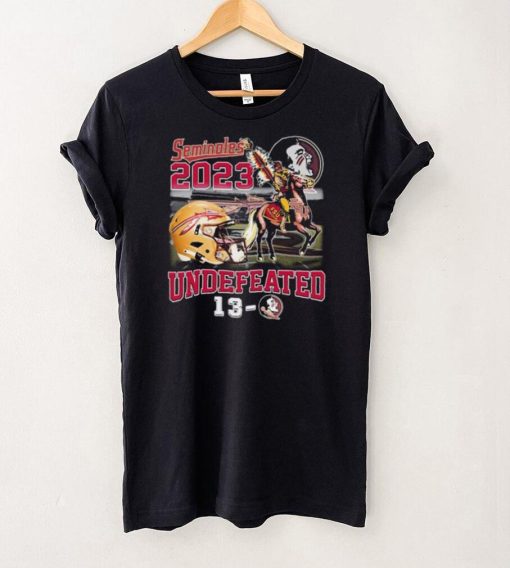 Florida State Seminoles 2023 Undefeated 13 0 Helmet Shirt