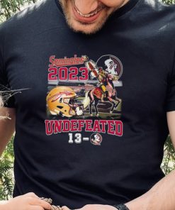 Florida State Seminoles 2023 Undefeated 13 0 Helmet Shirt