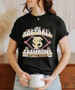 Florida State Seminoles Blue 84 2023 ACC Softball Regular Season Champions Shirt