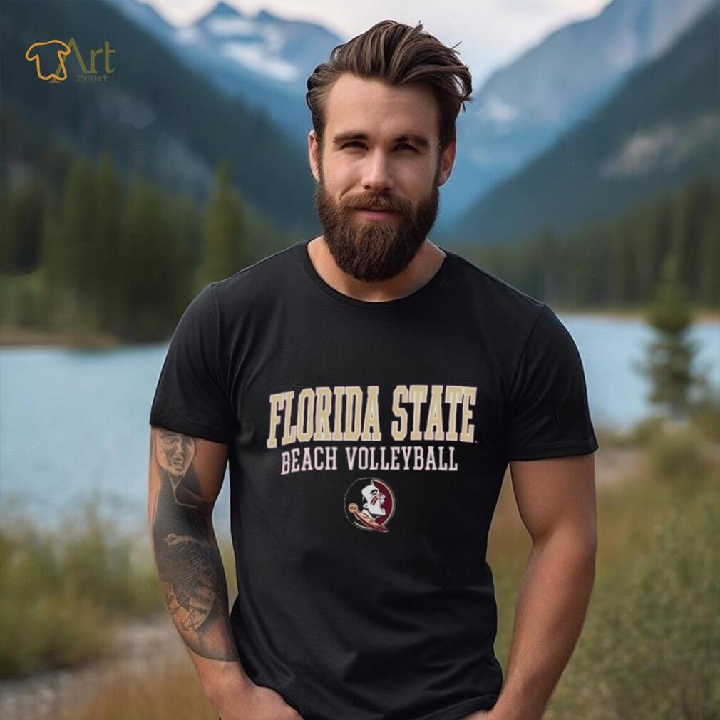 Florida State Seminoles Champion Stacked Beach Volleyball T Shirt Florida State Seminoles Champion Stacked Beach Volleyball T Shirt