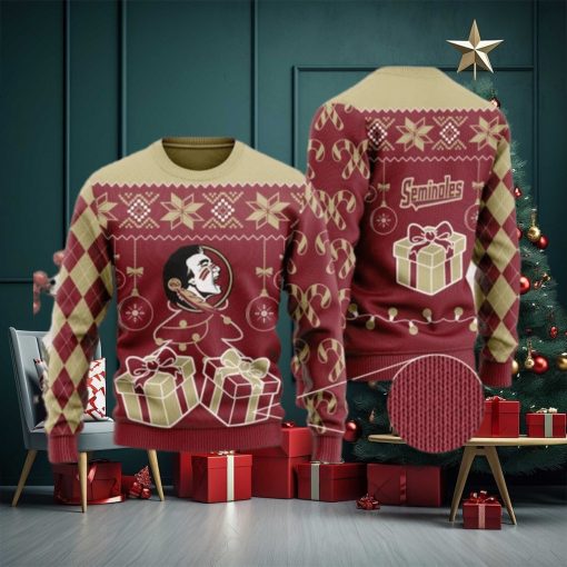 Florida State Seminoles Christmas Gift Ugly Christmas Sweater