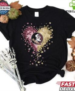 Florida State Seminoles Crystal Heart Shirt