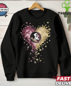 Florida State Seminoles Crystal Heart Shirt