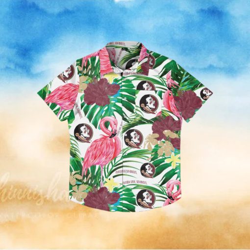 Florida State Seminoles Flamingo Hawaiian Shirt