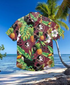 Florida State Seminoles Floral Hawaiian Shirt