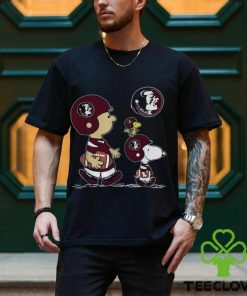 Florida State Seminoles Football Peanuts Charlie Brown And Snoopy Woodstock T Shirt