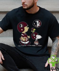 Florida State Seminoles Football Peanuts Charlie Brown And Snoopy Woodstock T Shirt