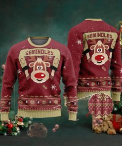Florida State Seminoles Funny Ugly Christmas Sweater Ugly Sweater Christmas